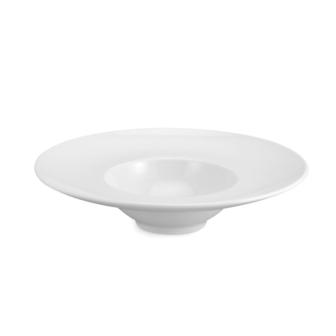 Saturnia set van 6 diepe k-bowl borden Tokio, wit porselein, 24 cm