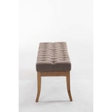 thumbnail of Panca design RAMSES in legno chiaro antico tessuto Tortora/120 cm