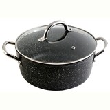 thumbnail of Wecook Granite Panela Alta Indução 28 cm, Anti-aderente Ecológico PFOA-Free, Alumínio Forjado, Vitrocerâmica, Preto