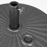 thumbnail of Pied de parasol en plastique noir Bolero 40L