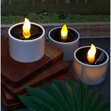 thumbnail of LED Solar Teelichter Garten Outdoor Solar Kerze Solarleuchte 3er Set