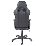 thumbnail of Bureaustoel HWC-F84, bureaustoel gaming stoel uitvoerende draaistoel, kunstleer ~ zwart