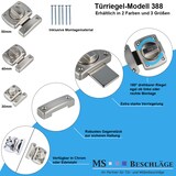 thumbnail of WC Toiletten Schloss 40mm Barrel Bolt Türriegel Chrom glänzend drehbar Schloss