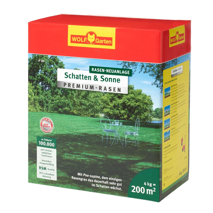 WOLF-Garten LP 200 ''SCHATTEN & SONNE'' PREMIUM-RASEN