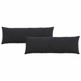 thumbnail of vidaXL Sofakissen 2 pcs Schwarz 120 x 40 cm Cordstoff