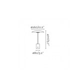 thumbnail of hoshi, tafellamp van goudkleurig en zwart metaal, faro barcelona