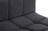 thumbnail of Décoshop26 - Barhocker im modernen Stil 1 Stück dunkelgrauer Steppstoffbezug schwarzes Metallgestell 10_0005786