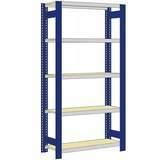 thumbnail of PROREGAL Weitspannregal FALKE | Medium-Duty | Grundregal | HxBxT 200x170x60cm | 5 Ebenen | Fachlast 250kg | Feuerrot