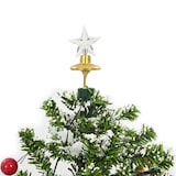 thumbnail of vidaXL Schneiender Weihnachtsbaum mit Schirmfuß Grün 75 cm