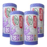 thumbnail of Alfapac - 30L 55x60cm hersluitbare vuilniszakken 'Lavendel', 4 rollen x 15 eenheden (80% gerecycled)