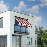 thumbnail of Wasabi - Toldo Exterior para Varanda Recolhível 3x2,5 Granate – Suporte para Teto e Parede – Fixação para Corrimão