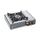 thumbnail of Réchaud à gaz portable 2200W INOX + 4 cartouches de gaz + Malette de transport Cuisson Extérieure Camping Van Trek KEMPER