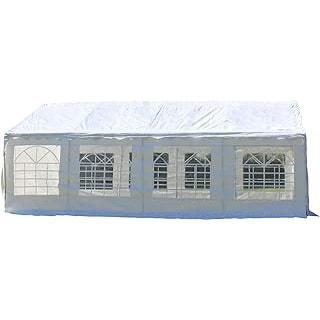 Solycarpa Carpa 4X8 XXL PVC blanca con ventanas