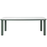 thumbnail of Table de jardin structure en aluminium 8 personnes L213x90cm vert