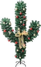 thumbnail of vidaXL Weihnachtsdeko Kaktus mit Ständer und LED Grün 150 cm PVC