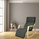 thumbnail of Relax Fauteuil Schommelstoel met Voetsteun Mod. ZEN NATUURLIJK ZWART van Yelloo