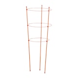 thumbnail of Relaxdays Rankhilfe 6er Set, Metall & Kunststoff, 76 cm hoch, 3 verstellbare Ringe, Rankstütze Kletterpflanzen, orange
