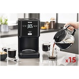 thumbnail of Tefal CM600810 Smart & Light Filter-Kaffeemaschine, bis zu 15 Tassen, LCD-Display mit digitaler Anzeige, Aroma-Reglung, 24h-Timer, 1000 W, Schwarz