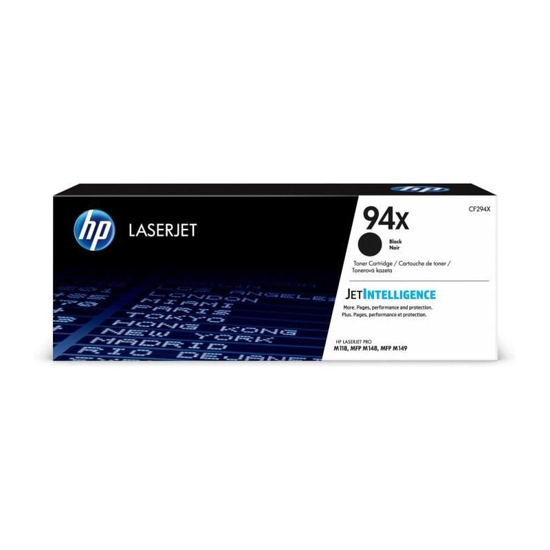 HP 94X tonercartridge met hoog rendement 1 stuk(s) Origineel Zwart