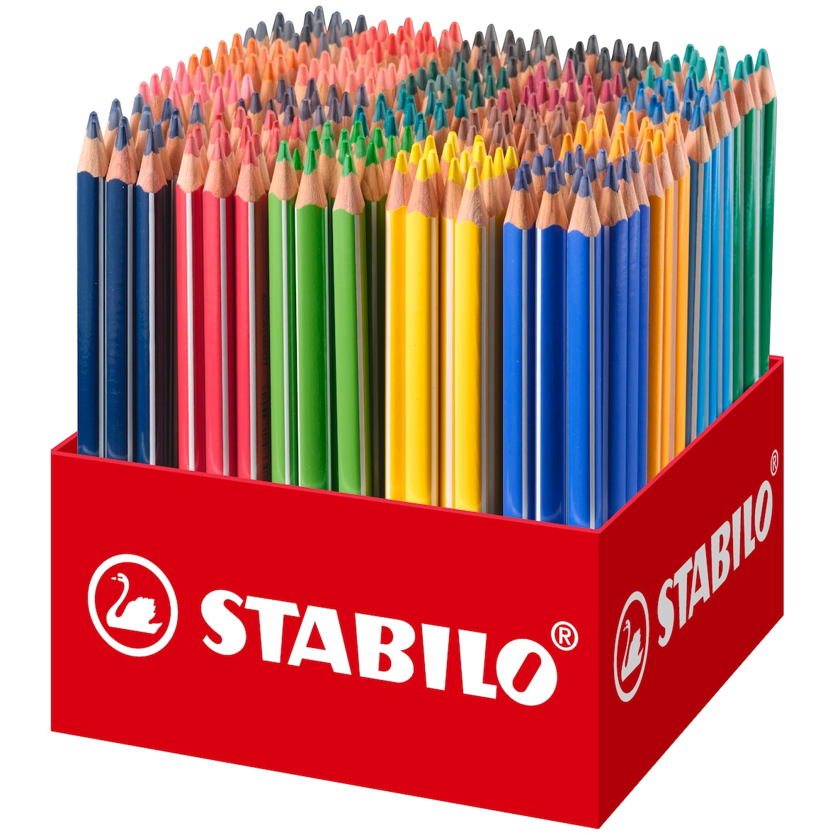 STABILO Maxi schoolpack carton de 300 crayons de couleur Trio