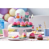 thumbnail of Set van 24 versierde houten prikkers voor feestjes en verjaardagen Dr. Oetker Peppa Pig