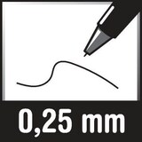 thumbnail of Pentel Gelmine LRN5-CX 0,25mm Metallspitze blau