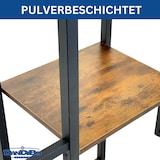 thumbnail of DanDiBo Getränkekistenregal 4 Kisten mit Ablage Holz Metall 96564 Getränkeregal Kistenregal Getränkekistenhalter