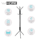 thumbnail of WellHome - Appendiabiti ad albero in metallo con 8 grucce 171 cm