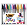 thumbnail of BIC Ecriture Cristal Multicolour Stylos-Bille Pointe Large (1,6 mm) - Couleurs Assorties, Pochette de 15