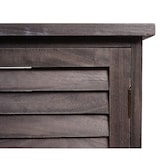 thumbnail of Waschbeckenunterschrank HWC-H20, Badezimmer Waschtisch, Massiv-Holz Korb-Schublade 60x65x31cm ~ shabby grau-braun