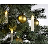thumbnail of 10 LED Weihnachtskerzen Christbaumkerzen Lichterkette + Fernbedienung