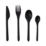 thumbnail of MONOUSO - Tenedor Reutilizable PP Negro 17,5cm (1.000 Uds)