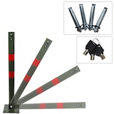 thumbnail of Parkplatzsperre Pfosten rund klappbar Absperrpfosten Parkpfosten Parksicherung