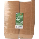 thumbnail of 4 X 80 Burgerboxen, Pappe "pure" 7 cm x 11,5 cm x 11 cm braun "100% Fair" groß