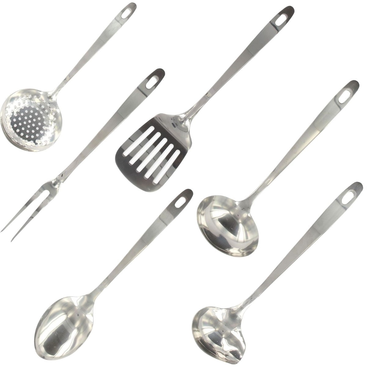 Set di utensili da cucina in acciaio inossidabile Fackelmann Oxford da 6 pezzi