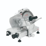 thumbnail of METRO PROFESSIONAL Snijmachine GFS3019, geanodiseerd aluminium, 37,7 x 41,5 x 32,3 cm, 120 W, blad-Ø: 19,5 cm, snijdikte: 0-12 mm, zilver