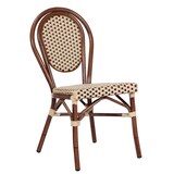 thumbnail of pemora 2-er Set Bistrostuhl Outdoor-Stuhl Terrassenstuhl Balkonstuhl Balkonmöbel BAMBU Bambusoptik beige/braun