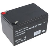 thumbnail of Multipower MP12-12C Blei Akku 12 Volt 12Ah Zyklenfest, Cycle