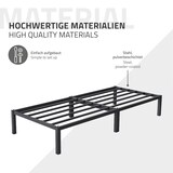 thumbnail of ML-Design Metallbett 90×200 cm Anthrazit, Matratze 16 cm, Stahlrahmen mit Lattenrost, robustes Einzelbett & Jugendbett