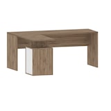 thumbnail of Web Furniture NEW SELINA Scrivania ad Angolo Melaminico 3 Cassetti 160x180cm   Wotan Oak
