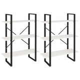 thumbnail of vidaXL Hoge kast 80x30x210 cm massief grenenhout wit