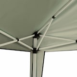 thumbnail of Carpa plegable 3x3 m cenador de jardín con bolsa de transporte altura ajustable en 3 niveles anti-UV e impermeable para terraza patio playa