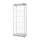 thumbnail of Showdown Displays Glasvitrine bel.800x2000x400 silber