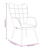 thumbnail of vidaXL Relaxsessel Hellgrau Stoff