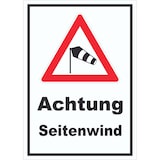 thumbnail of Schild Achtung Seitenwind A6 (105x148mm)