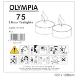 thumbnail of Olympia Teelichter 4 Std., Packungsinhalt: 100 Stück