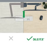 thumbnail of Leitz, Bras pour écran PC,  Support pour moniteur jusqu'à 32",  Leitz Ergo, à faible encombrement, Gris, 64890089