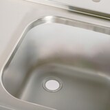 thumbnail of Cleiton® Mesa de Entrada Derecha para Lavavajillas de Cúpula de Acero Inoxidable con 1 Seno 800x750x880 mm | Fregadero | Pica Industrial con patas