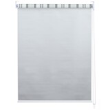thumbnail of Rollo HWC-D52, Fensterrollo Seitenzugrollo Jalousie, 90x230cm Sonnenschutz Verdunkelung blickdicht ~ grau/weiß