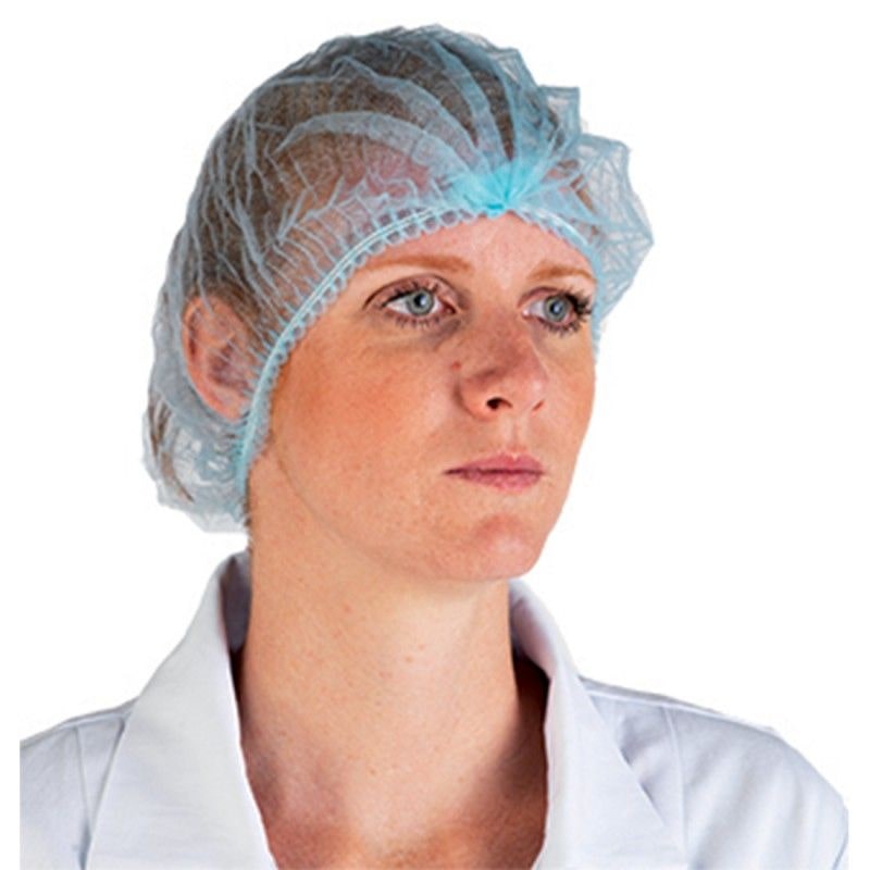 Coverguard - Charlottes bleues à clip en polypropylène (Pack de 1000) #5D9CEC Taille Unique